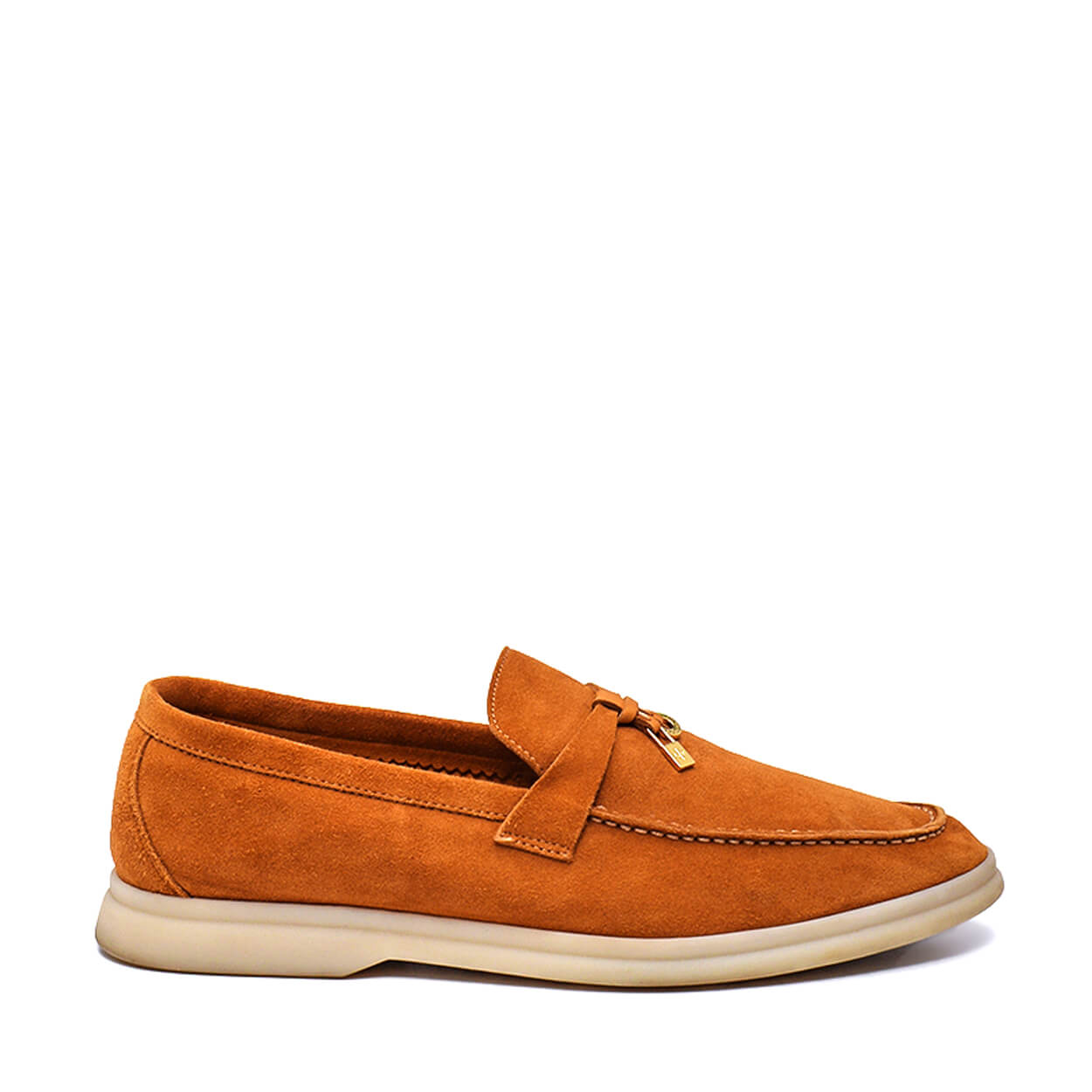 Loro Piana - Tabac Suede Summer Charms Walk Loafer